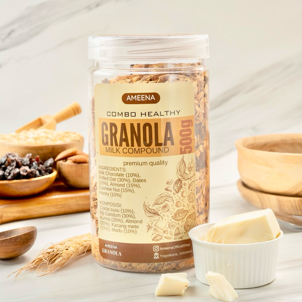 

Granola Milk Compound 500gr | Ameena Premium Quality