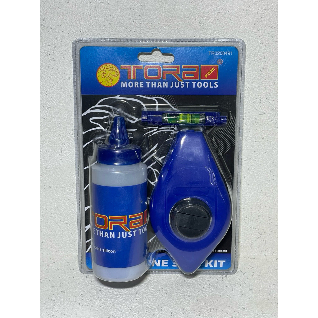 

Chalk Line Reel Sipatan Lot Penggaris Benang Tinta Set 25 Meter TORA