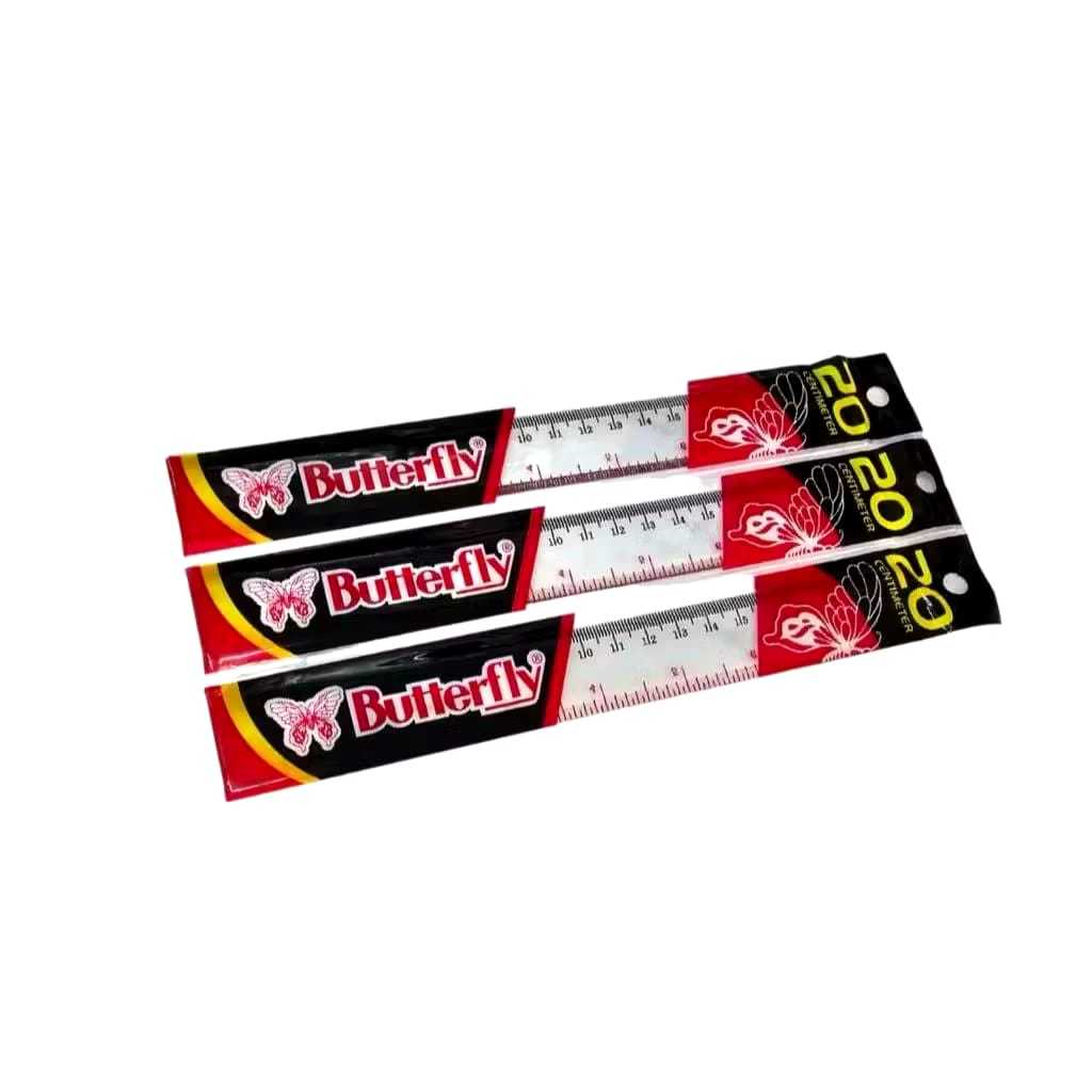 

Veiso_Penggaris / Garisan / Mistar mika plastik Harga tertera harga per pcs / biji / garisan 30cm warna /