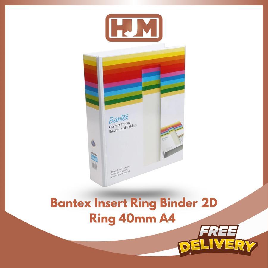 

Bantex Insert Ring Binder 2D A4 40mm 8542
