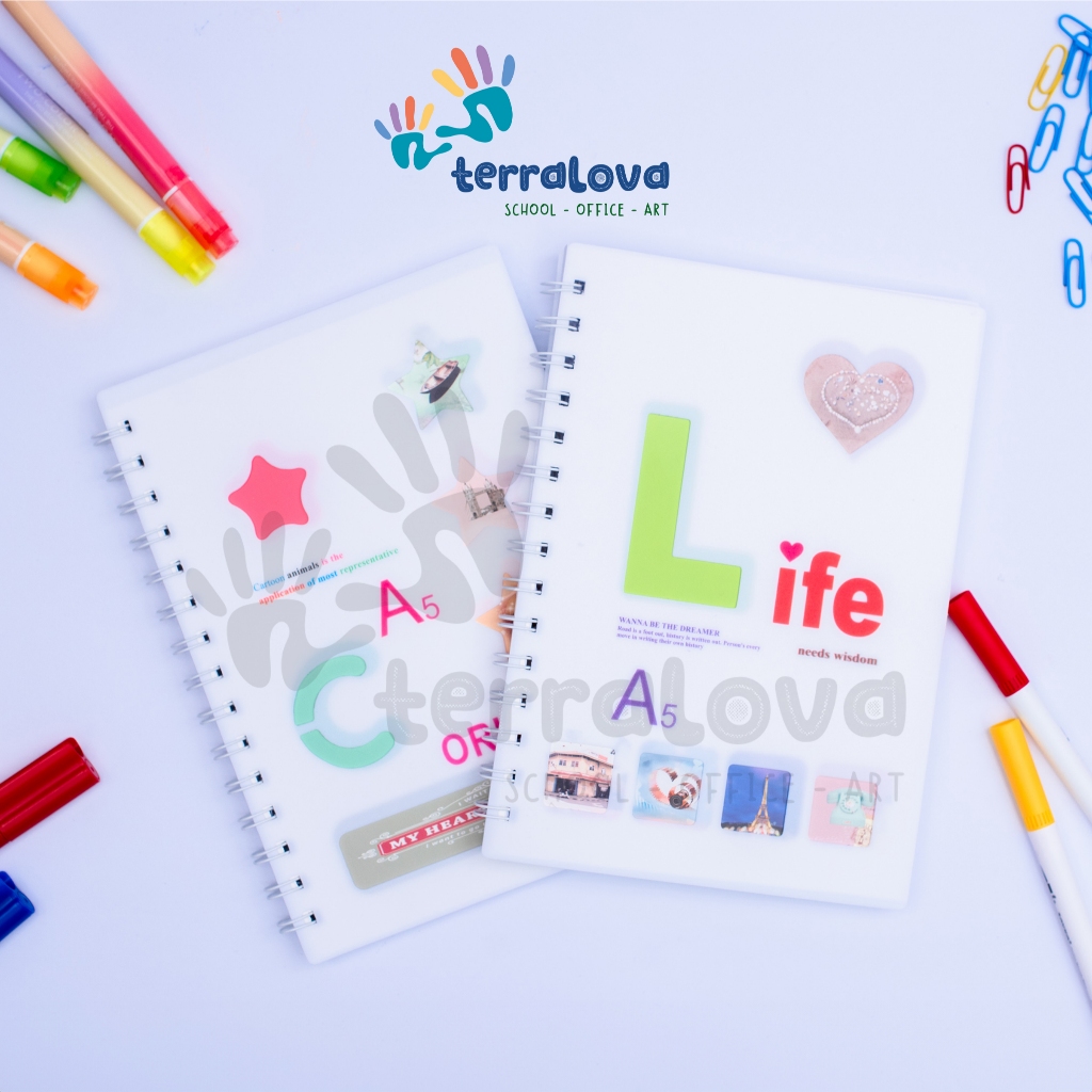 

Notebook A5 | Buku Spiral Bergaris 28825 - 25