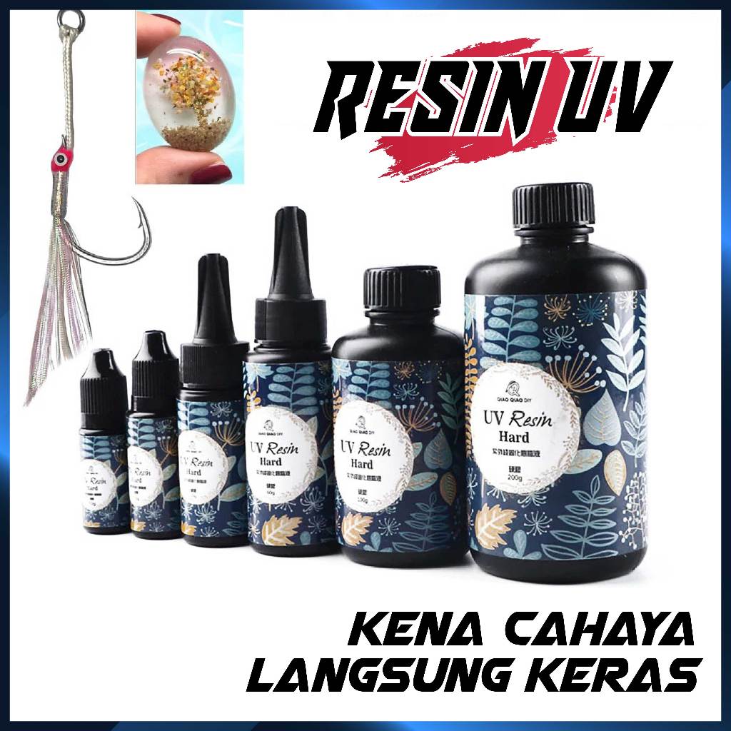 

Resin UV Qiao Qiao Assist Hook Bening Clear Hard DIY Ultraviolet Curing Senter UV Kerajinan DIY