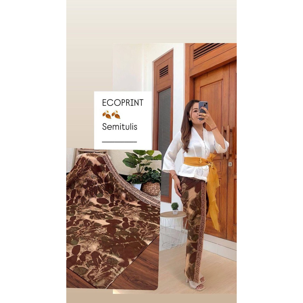 Kain Batik Kamen. Kamen lembaran. kain batik Ecoprint. batik ecoprint. batik daun. kain ecoprint . b