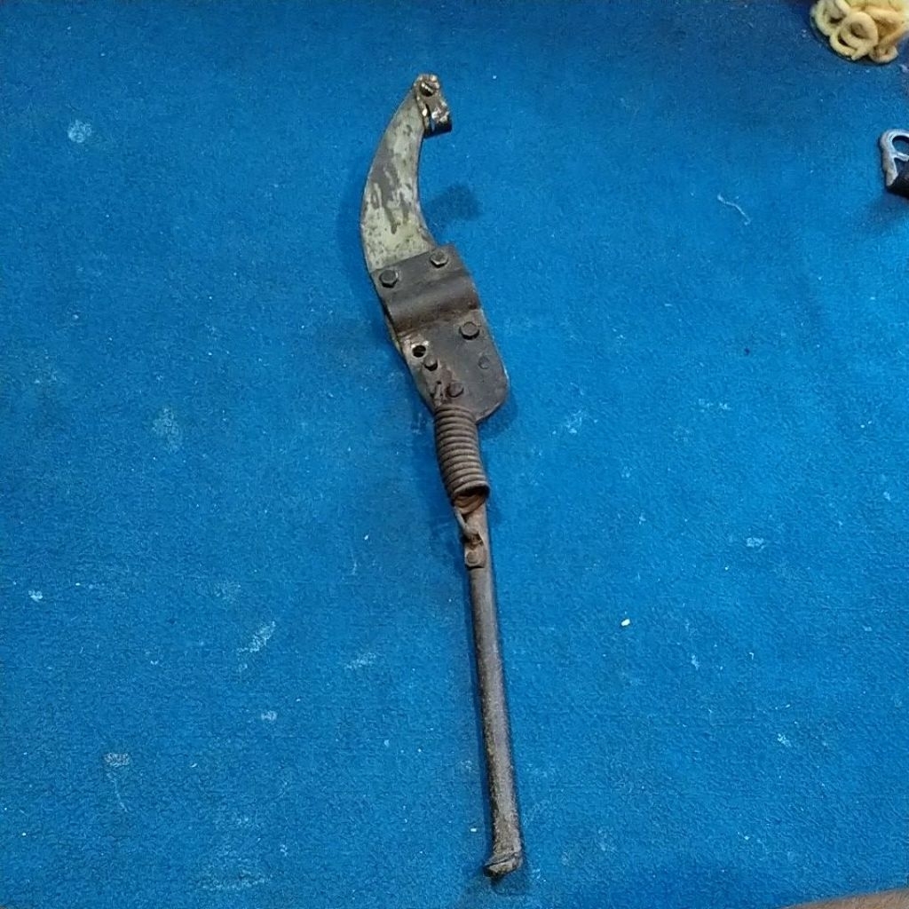 standar samping sepeda onthel besi utuh