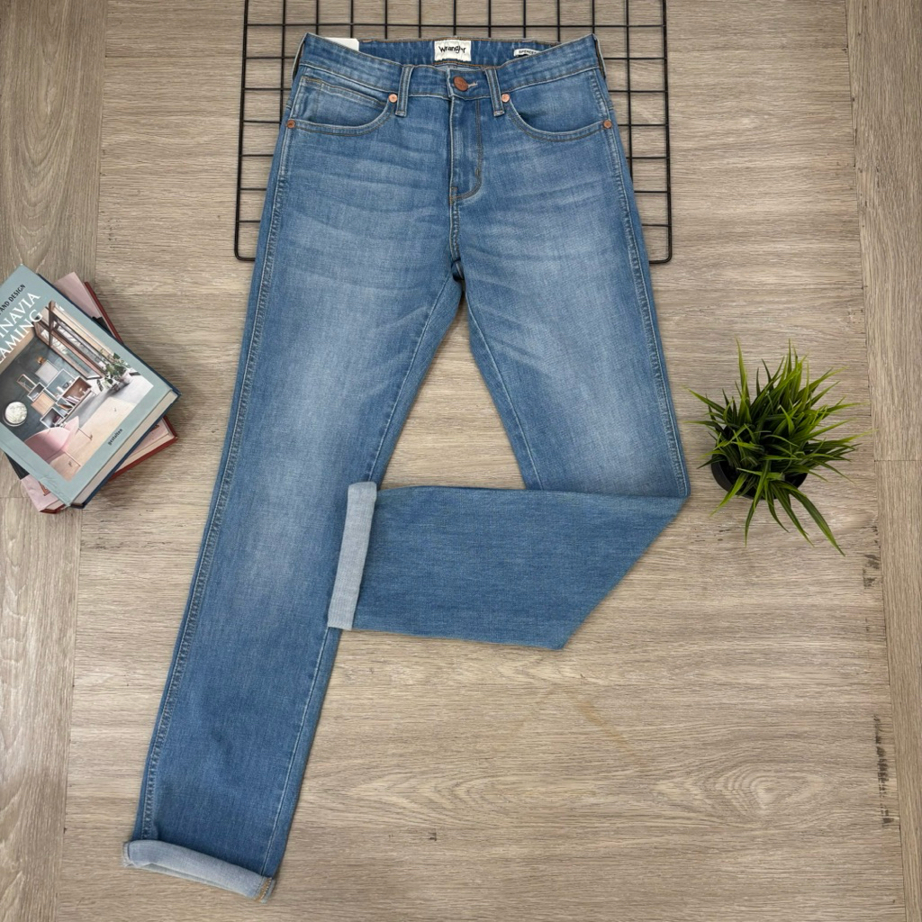 celana panjang wrangler pria original SPENCER SLIM STRAIGHT