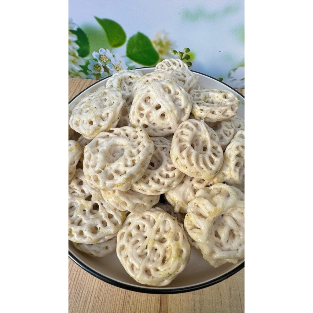 

seblak kering rafael / kerupuk bantat mawar 1kg Original gurih asin