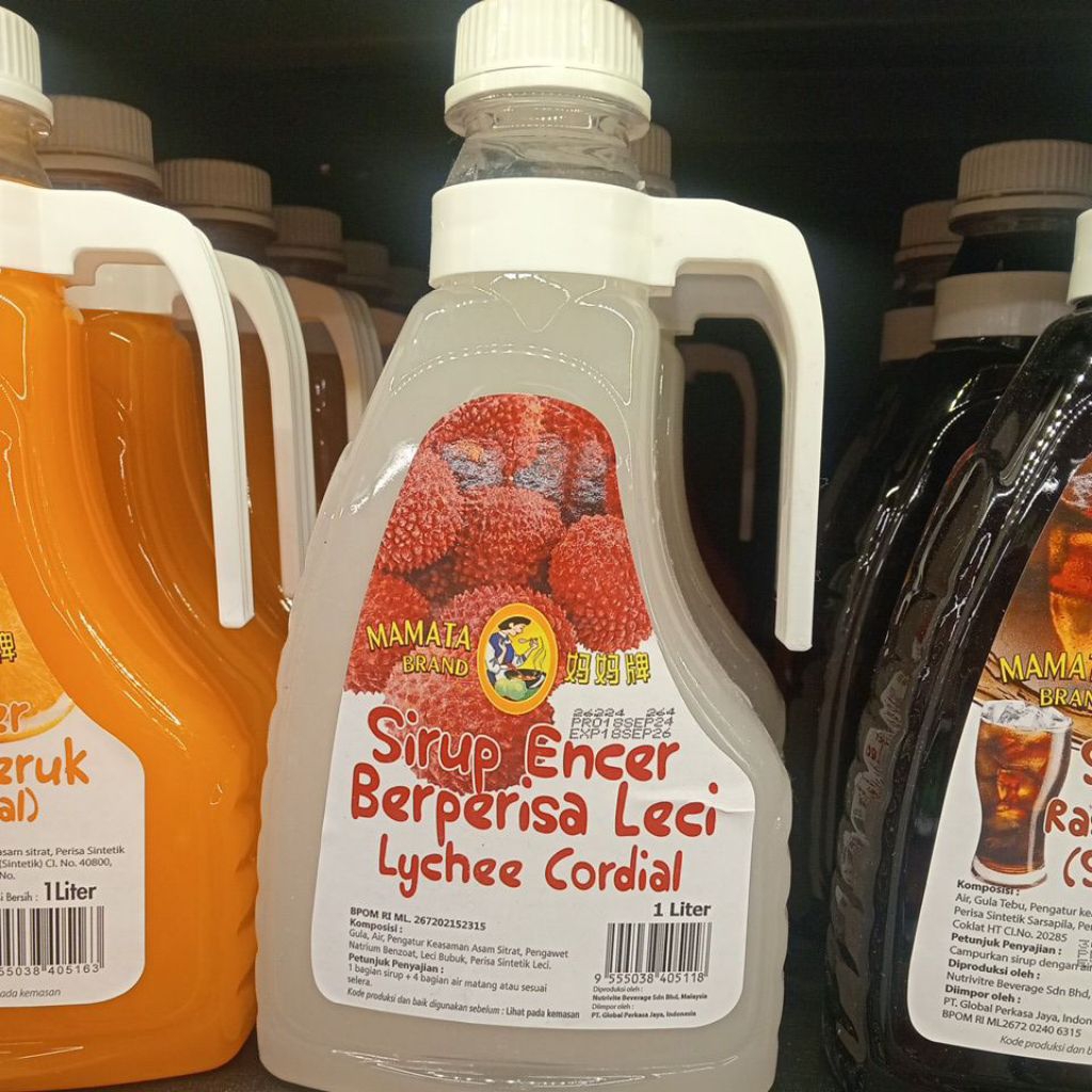 

Mamata Brand Cordial Lychee Leci 1Liter