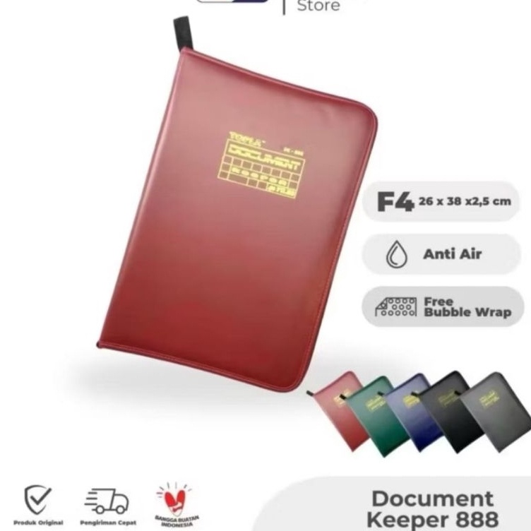 

TOPLA DK 888Maap Dokumen Anti Airpenyimpan Berkas 6 File2File KODE O6G3