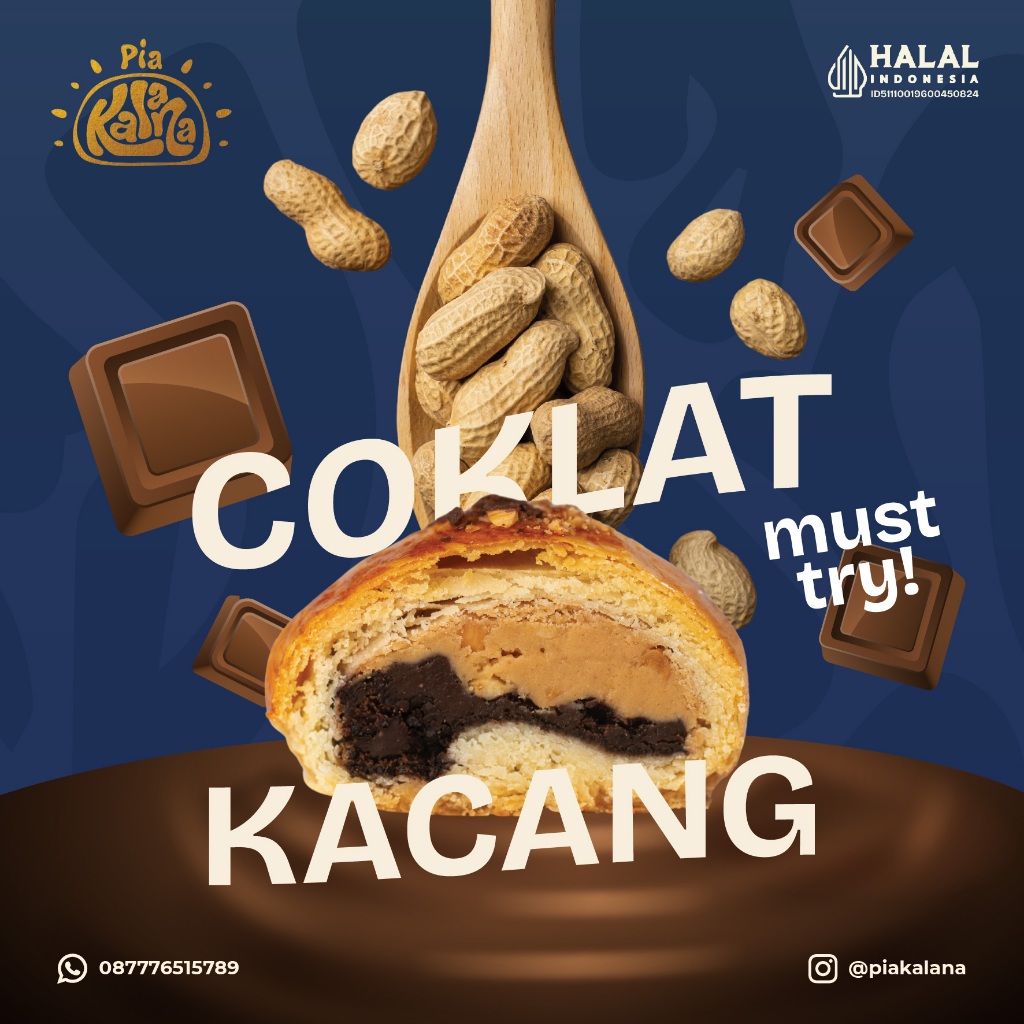 

Pia Kalana Khas Bali - Rasa Cokelat Kacang Isi 8
