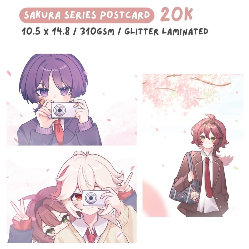 

Sakura Series Postcard by @mogyiu