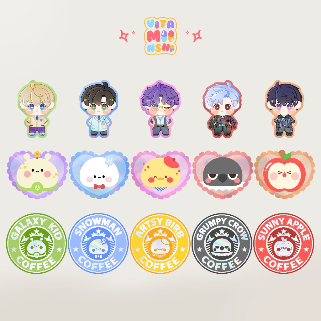 

LADS Love and Deepspace Hologram Sticker 5cm