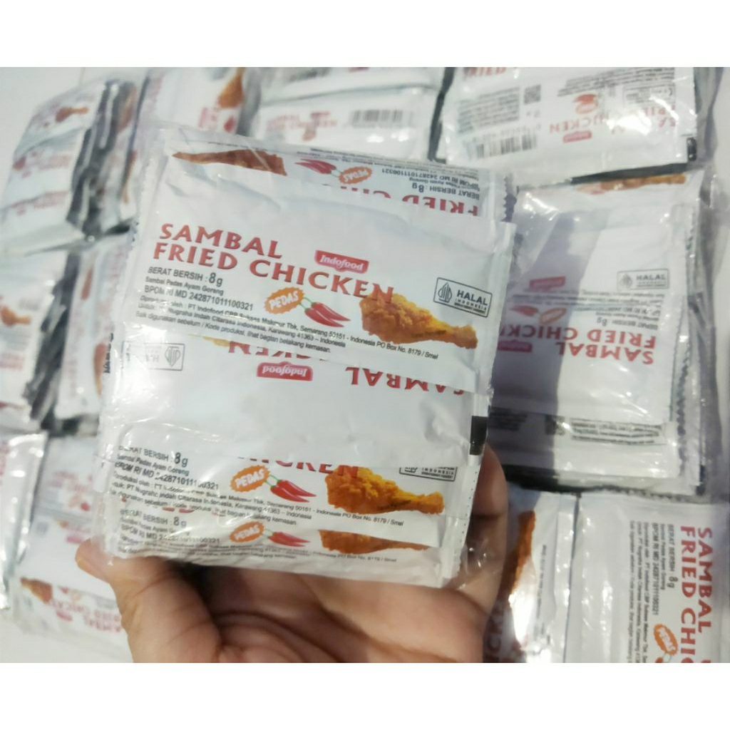 

Saos Fried Chicken Indofood Ecer dan Dus Sudah Potongan