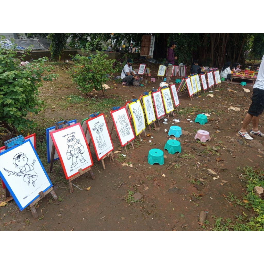 

PAKET BERDAGANG LENGKAP STYROFOAM TERMURAH + cat 9 warna 250 ml + kuas + palet + jagrak stand, paket lengkap usaha styrofom lukis paling murah