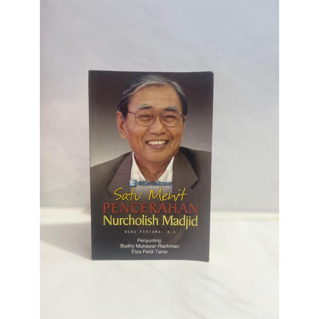Buku Satu Menit Pemcerahan Nurcholish Madjid