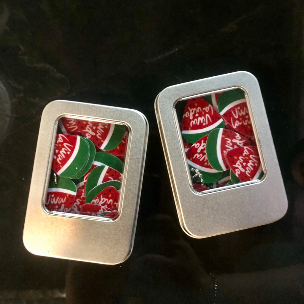 Pick Gitar Viva la Vida Twinkling Watermelon / Semangka 25 Pcs Free Box
