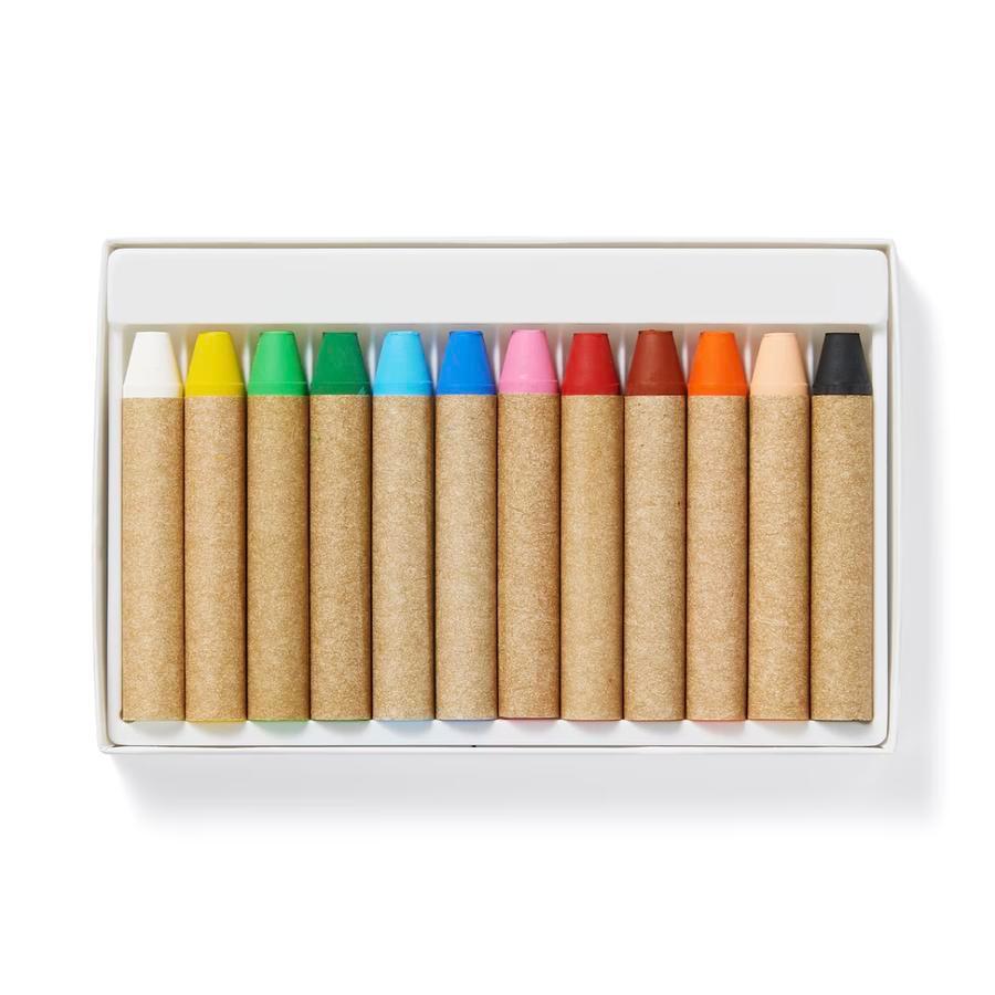 

MUJI Crayon for Coloring 12 Colors 1 Set Easy Wipe Krayon Anak Anak Mewarnai Original Muji Jepang