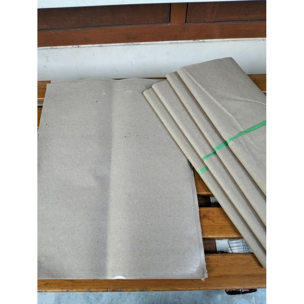 Termurah Kertas bungkus nasi coklat Uk 27 × 38/ bungkus nasi/gorengan/nasi uduk