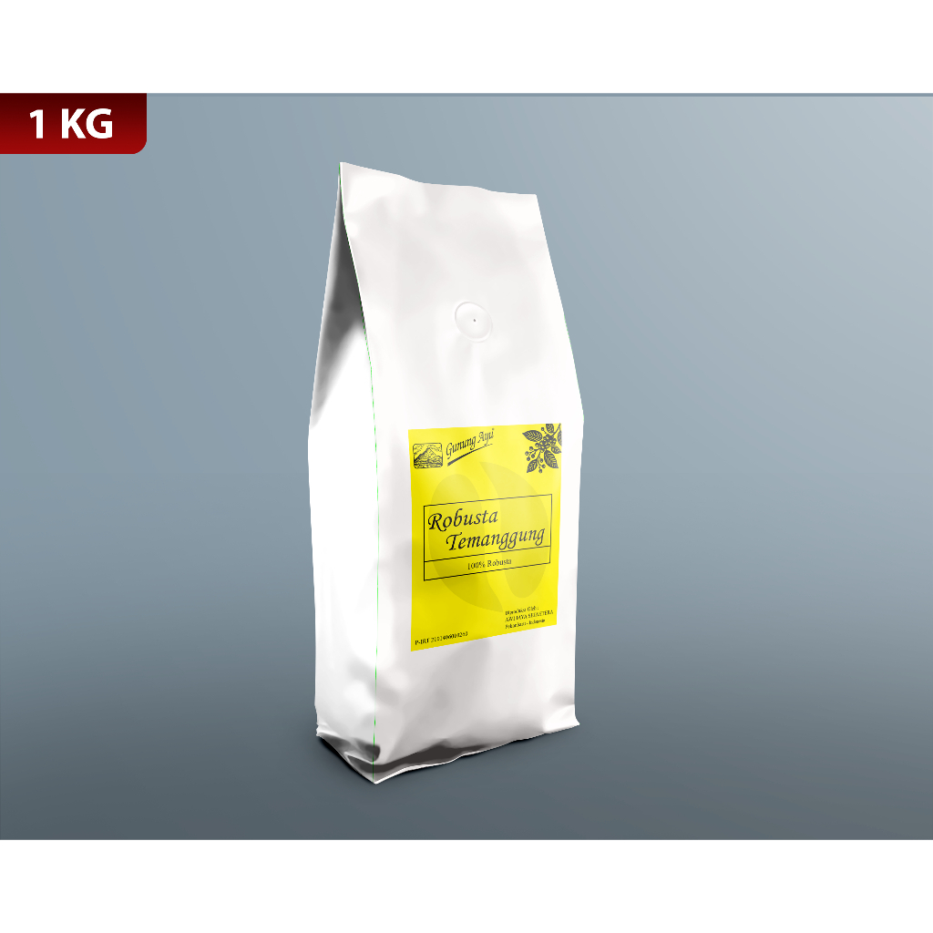 

Kopi Robusta Temanggung 1Kg Fine Robusta | Biji/Bubuk | Roasted Coffee