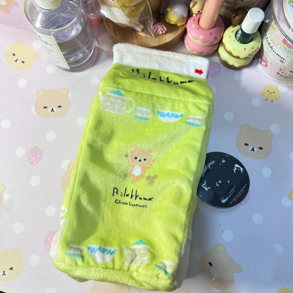 

[PREORDER – RILAKKUMA] Tempat Pensil Lucu Bentuk Kotak Susu – San-X Jepang