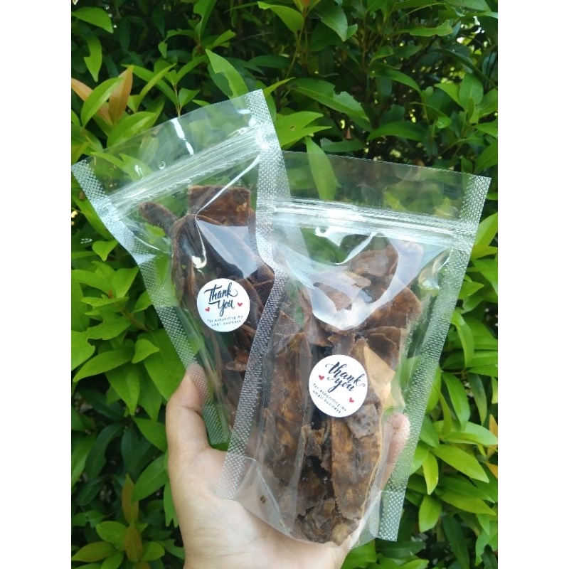 

Kripik pisang coklat standing pouch kemasan 45gram