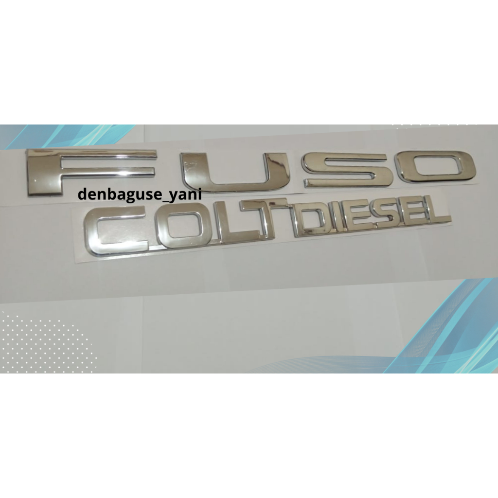 Tuppestuff - Emblem Logo Fuso canter /emblem canter fuso / emblem colt diesel /Emblem fuso