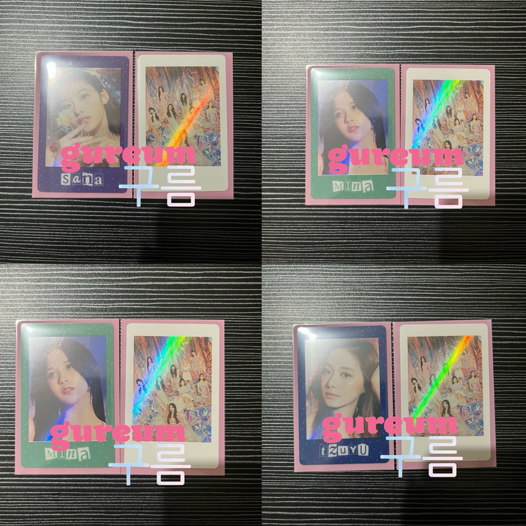 [READY] (OFFICIAL BENE WEB POB) TWICE POB WITHMUU TASTE OF LOVE MINA SANA TZUYU