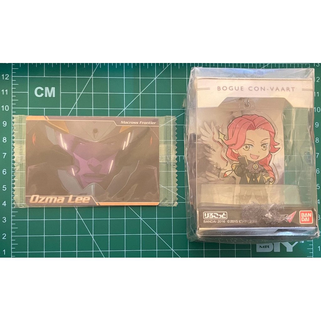 Macross Frontier, Delta - card & acrylic keychain ganci akrilik