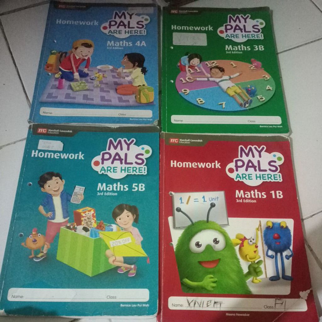 my pals are here homework 1b.3b.4a.5b Bekas original