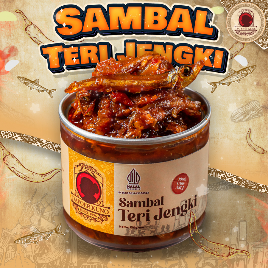 

Dapoer Kuno - Sambal Teri Jengki 150gr