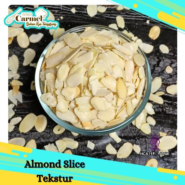 Kacang Almond Slice 100gr `Mentah` 2