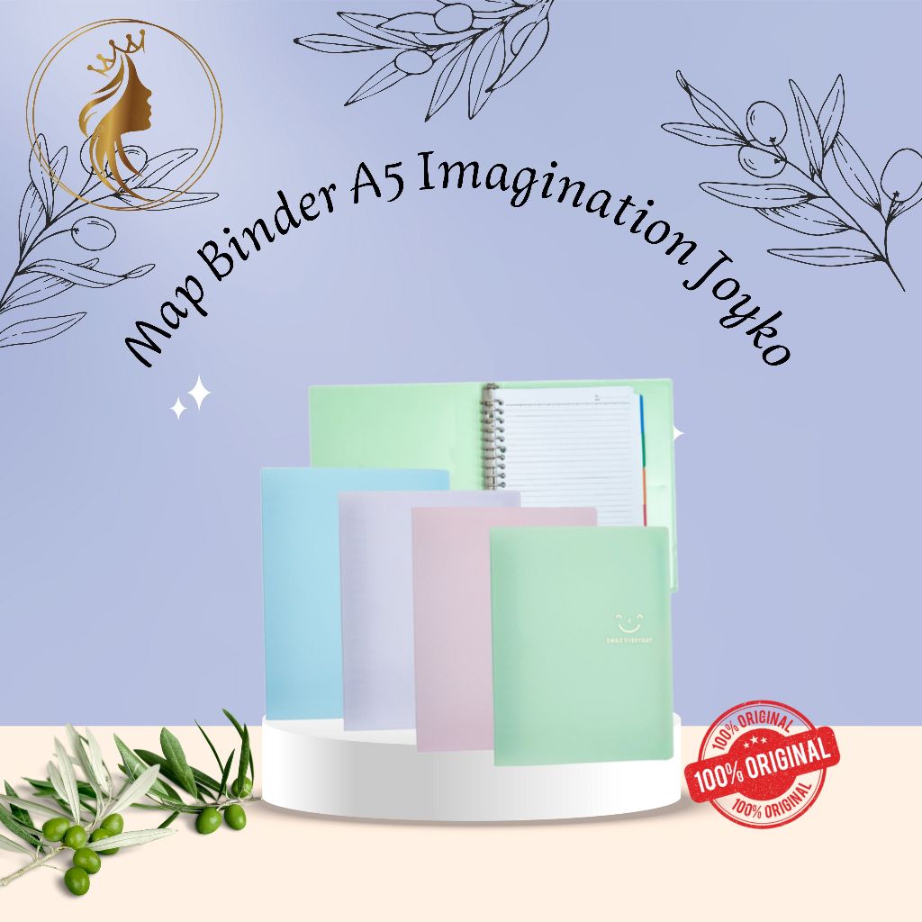

Map Binder A5 Imagination Joyko / Map Binder Polos A5 Warna Pastel Joyko
