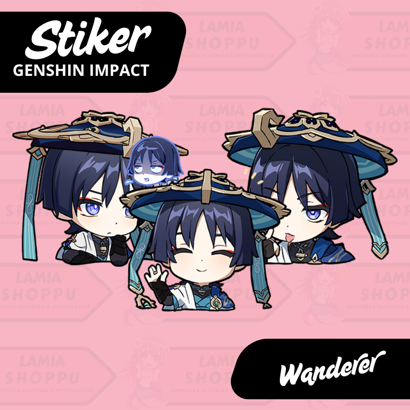 

Sticker Genshin Impact Wanderer | Stiker Wanderer Genshin | Sticker Wanderer GI