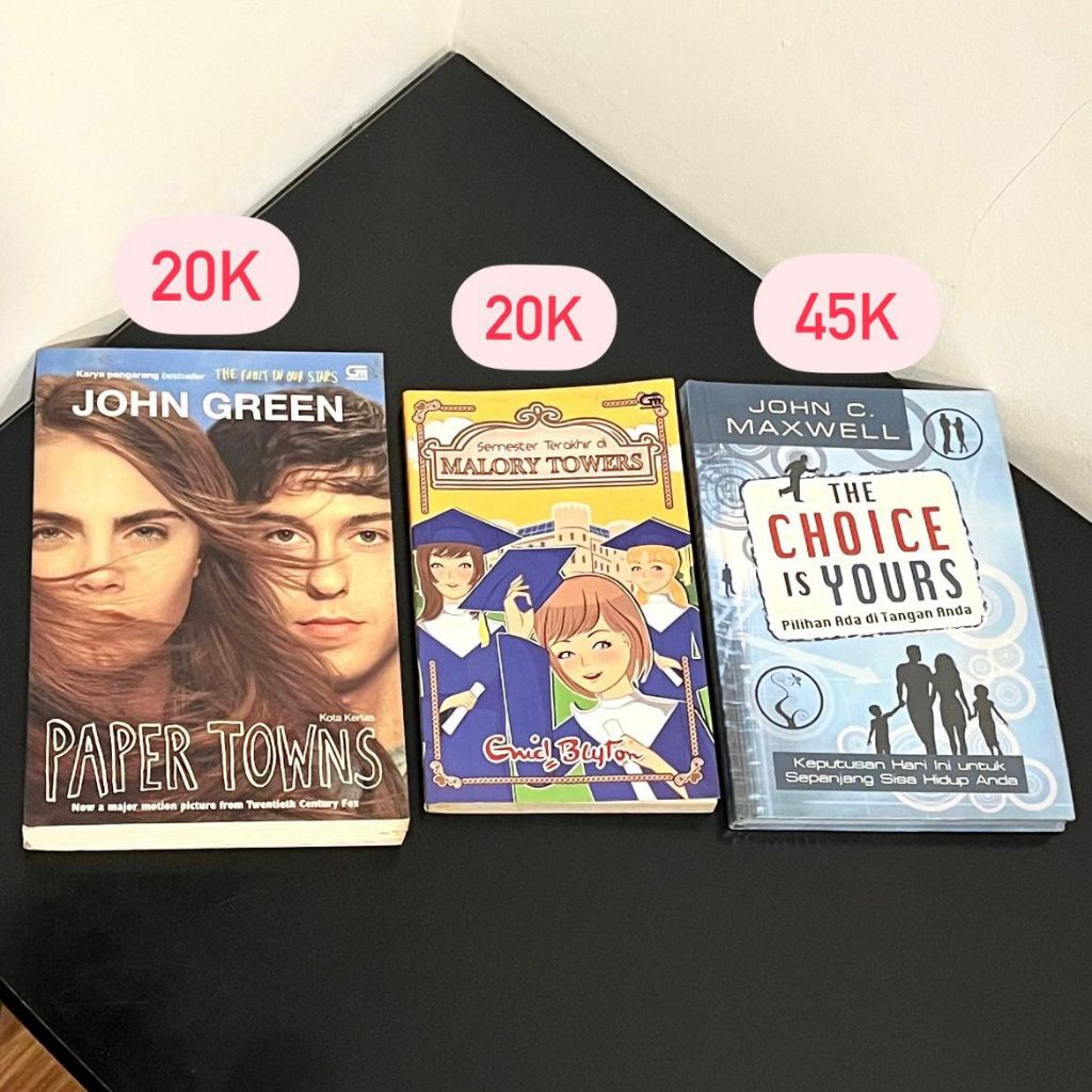 PRELOVED Novel & Buku Pengembangan Diri