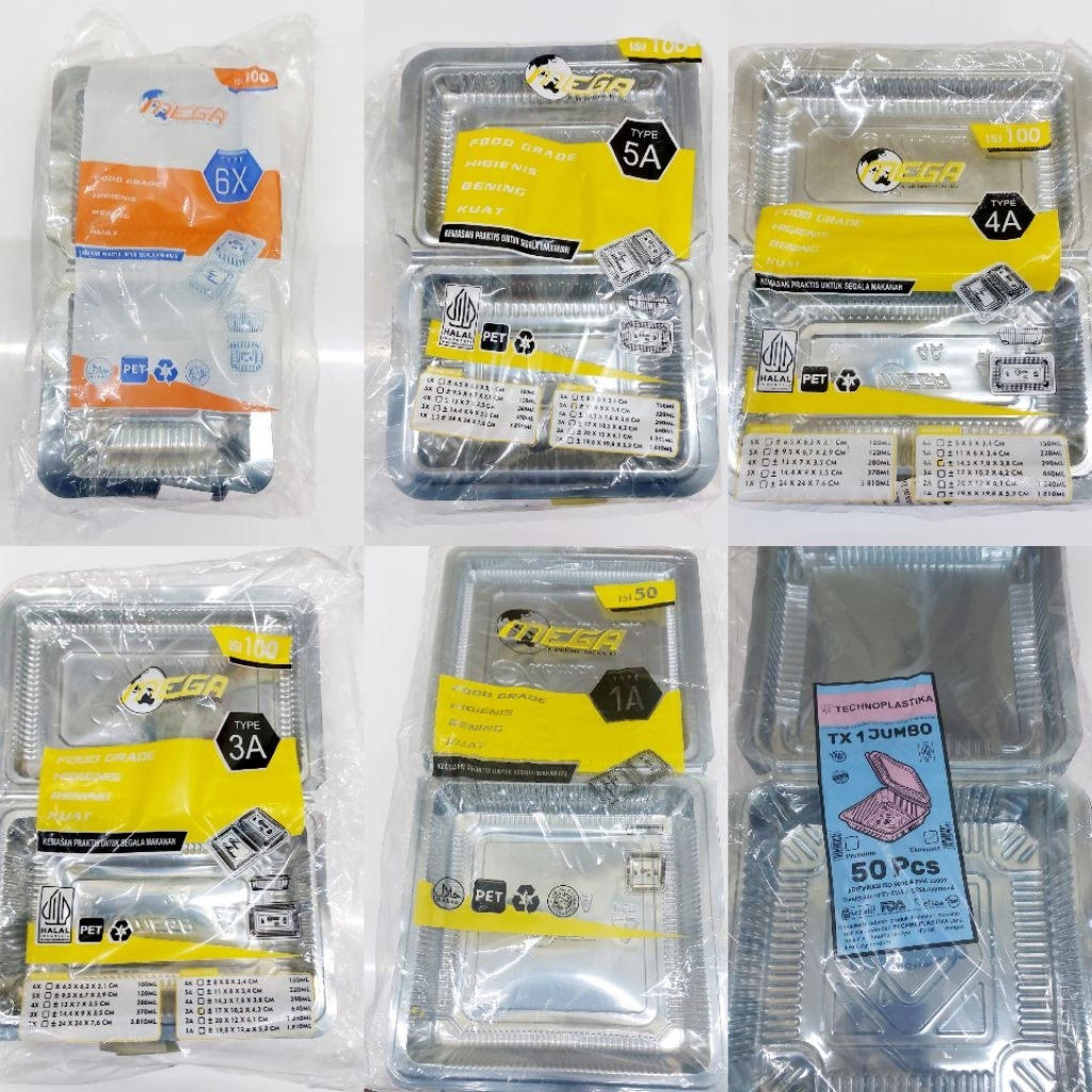 MIKA MEGA Plastik bungkus snack makanan 6X, 5A, 5C, 5X, 4A, 4C, 4X, 3A, 3C, 3X,