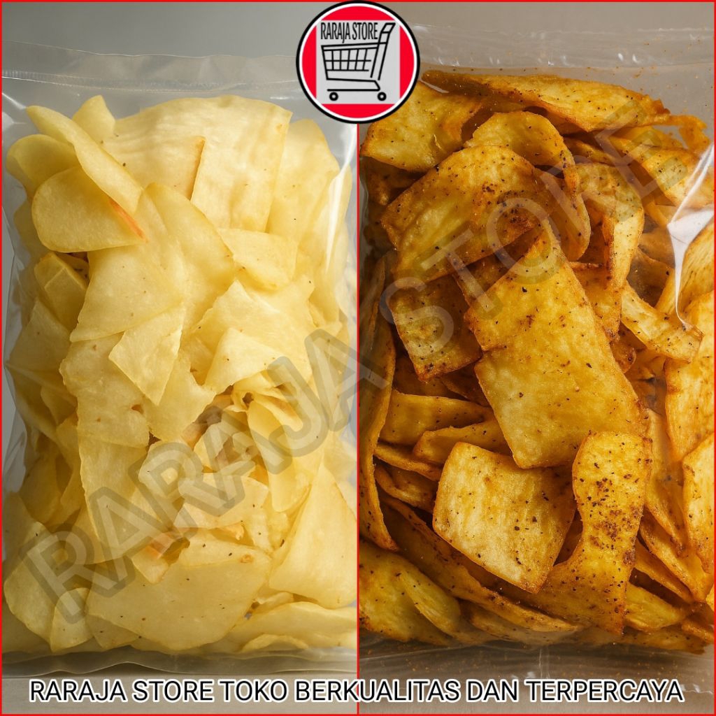 

CEMILAN KERIPIK SINGKONG VARIASI GURIH DAN PEDAS, 250 Gr
