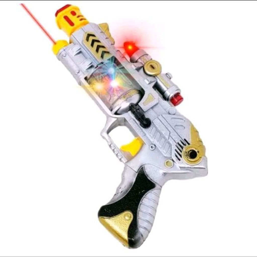 MAIMAN ANAK TEMBAK BATREI LAMPU GERAK SWARA PLASTIK KANTONG F987