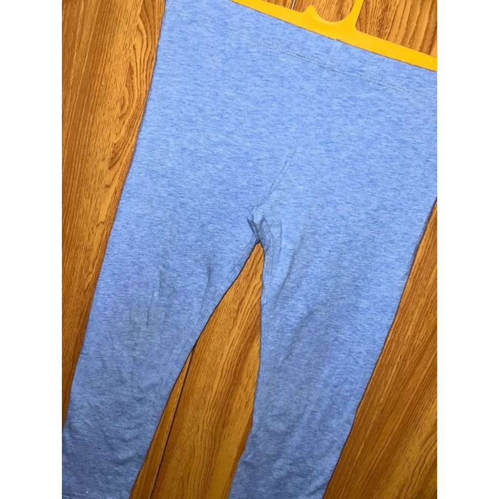 Celana Legging Panjang Anak Motif Polos Warna Biru Langit Merk Gingersnaps (Original)