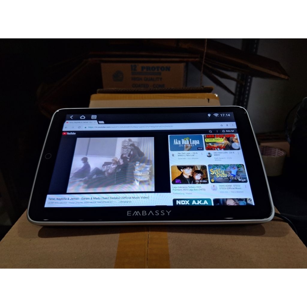 TV Headrest Clip On Android di mobil Headrest Clip On Android System Headrest Android