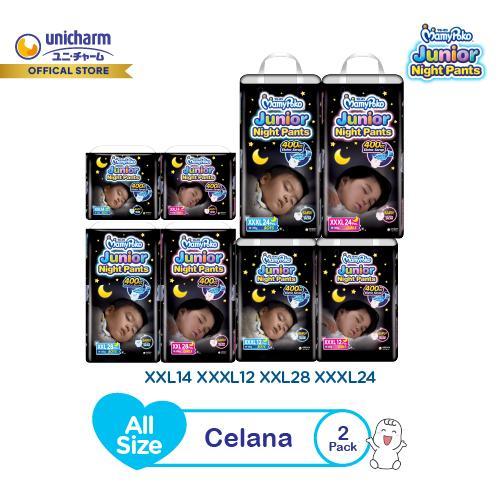 MamyPoko Junior Night Pants -  All Size (XXL-XXXL) - 2 Pack