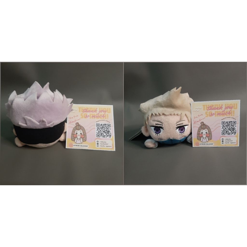 [OFFICIAL MERCH] Bundling Plush Nesoberi Jujutsu Kaisen - Gojo Satoru & Toge Inumaki