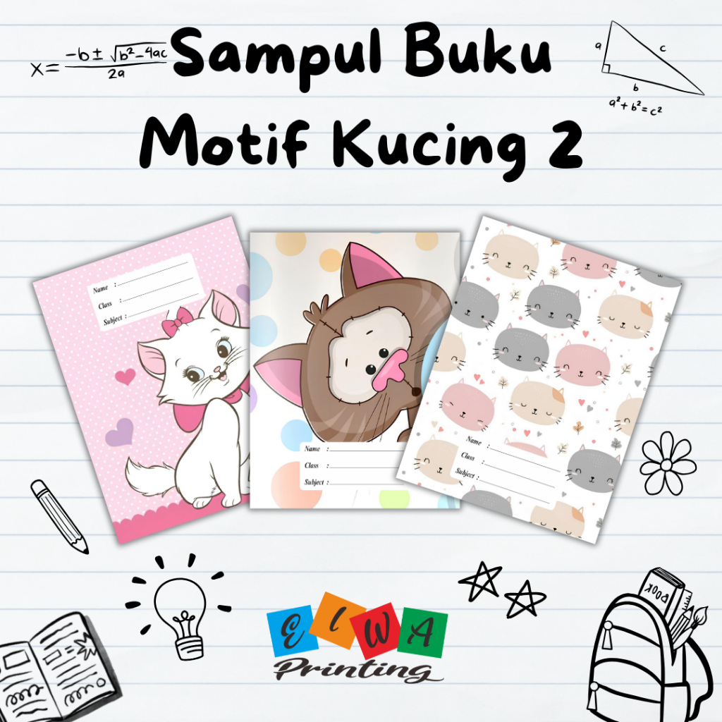 

(ISI 8 LEMBAR) SAMPUL BUKU TULIS SIDU CAMPUS BIGBOSS / SAMPUL BUKU MOTIF KUCING ESTETIK 2 KUCING LUCU KUCING AESTHETIC/ Sampul Custom / SAMPUL BUKU AESTHETIC