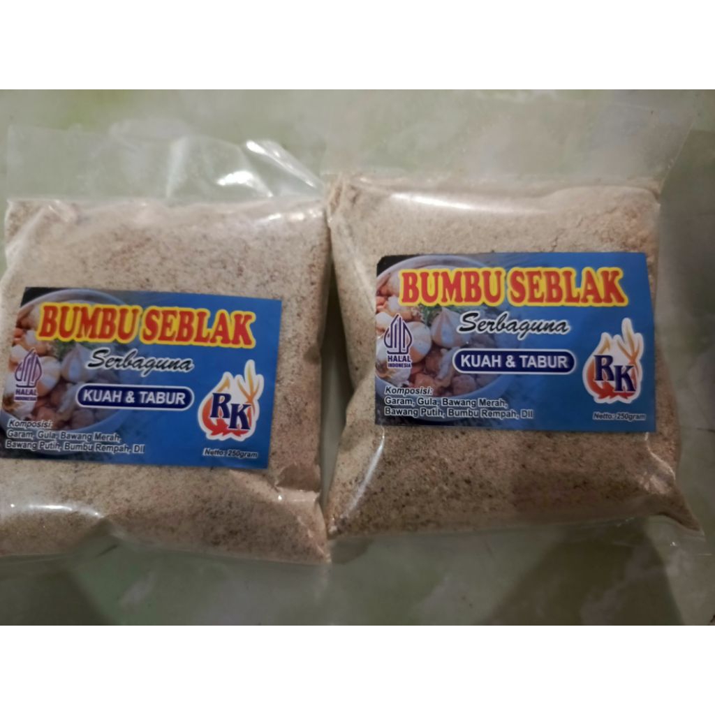 

bumbu seblak#boci#gurih#serbaguna paket 5kg rasa ayam bawang dan soto