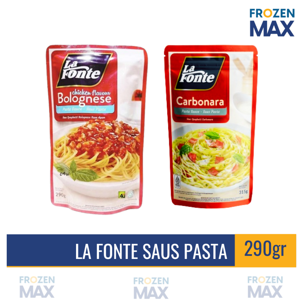

La Fonte Pasta Sauce 290gr | LaFonte Spaghetti Sauce | Saus Bolognese & Carbonara