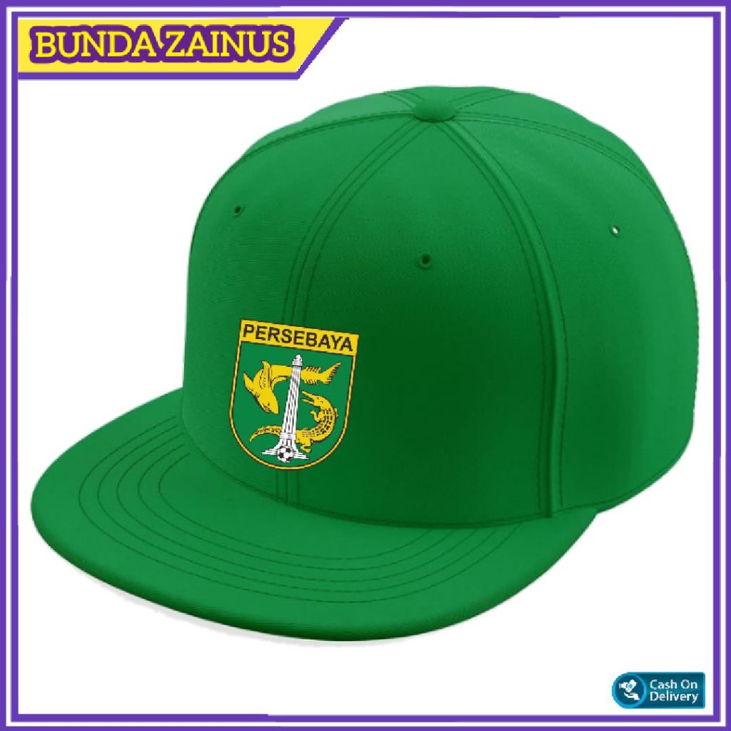 Topi Snapback PERSEBAYA LOGO Topi Distro Casual Rope Hat Topi Satuan Keluarga Unisex