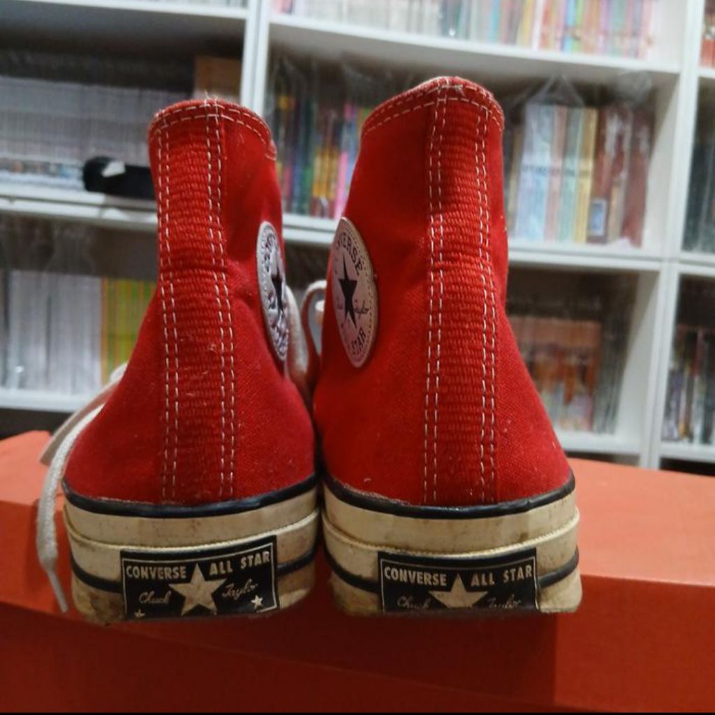 Converse Chuck 70 HI size 42 (Red Merah) Second Bekas Ori