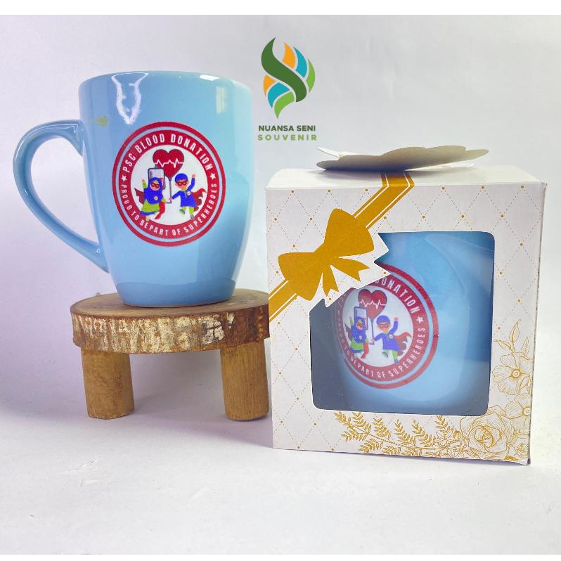 Souvenir Gelas Mug Corel Keramik Gelas Cangkir Cafe Porselen Warna Gelas Minum Mug Sablon
