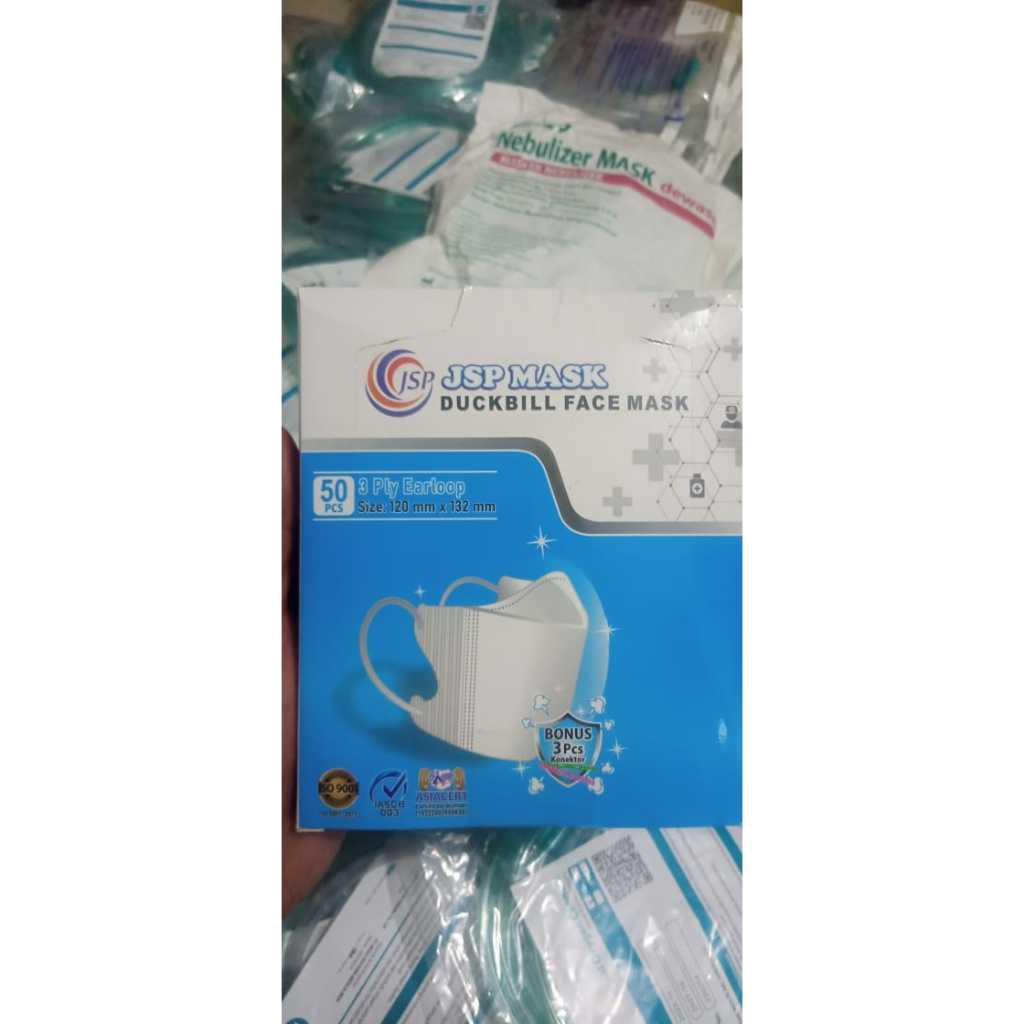 Masker Duckbill JSP warna Putih