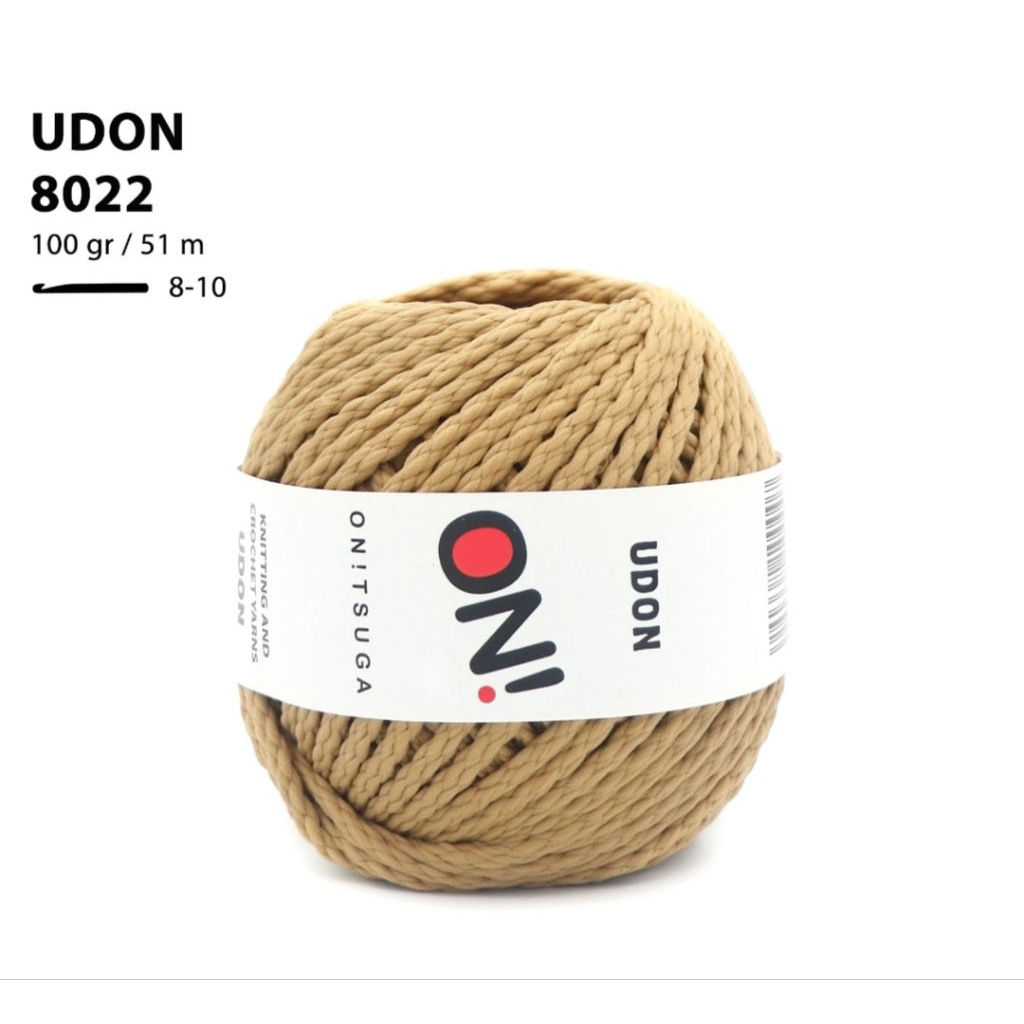 Benang Rajut UDON Onitsuga Polyester berkwalitas SANGAT BISA UNTUK MACRAME