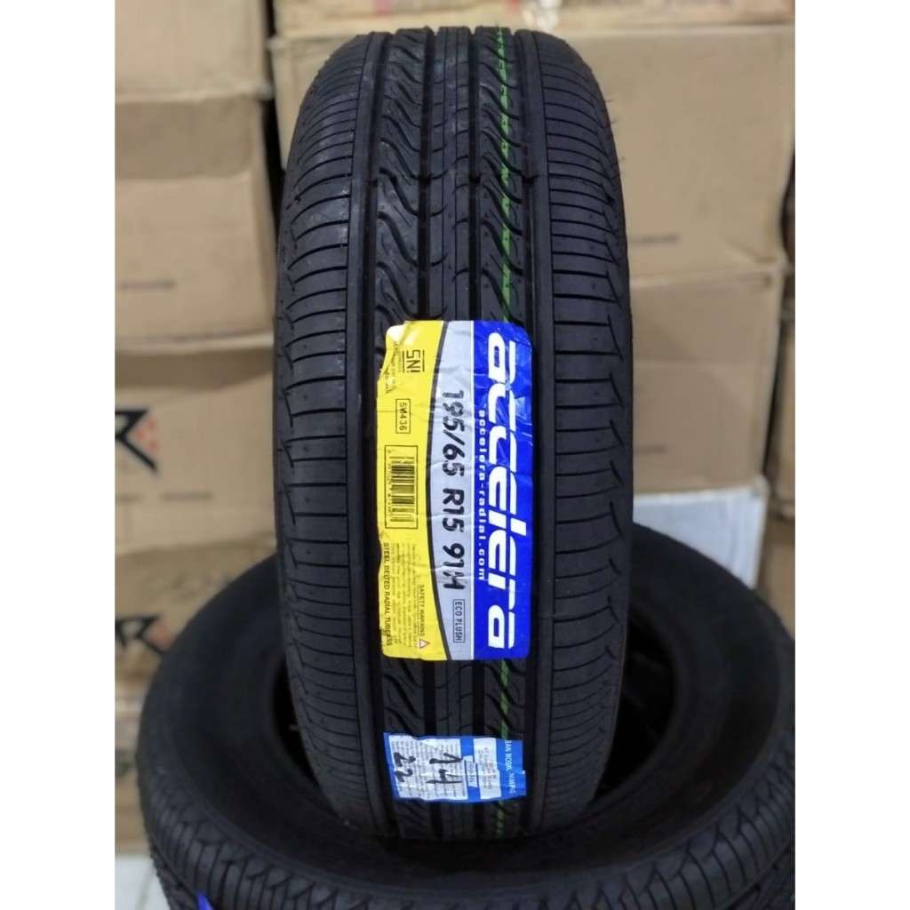 ban standar ertiga 195/65 R15 accelera eco plush gratis pasang di toko