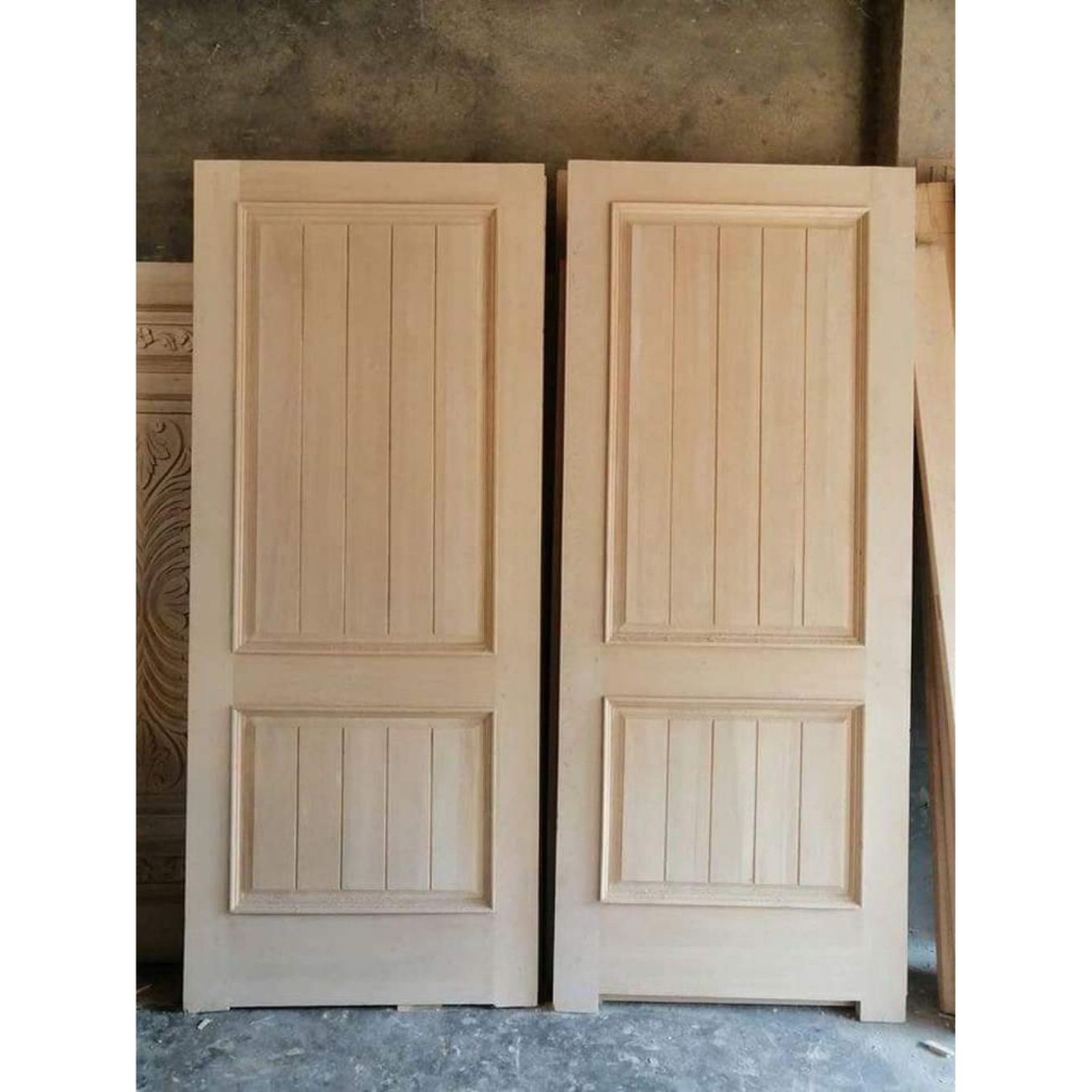 Daun Pintu Kayu Meranti Lokal Sumatera